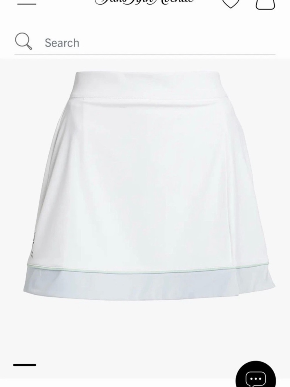 RLX Ralph Lauren golf and tennis interlock faux wrap skort